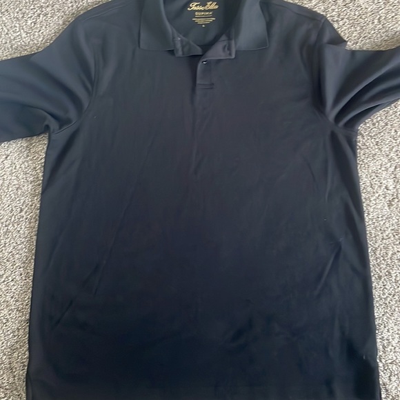 Tasso Elba Supima Long Sleeve Cotton Polo - Picture 5 of 7